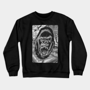 Wild Gorilla (Black Version) Crewneck Sweatshirt